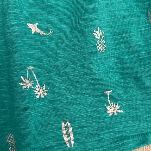 Gymboree green and silver summer shorts sz 14 w/pockets. BNWT - Picture 6 of 7